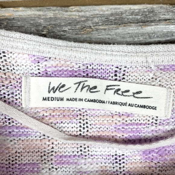We The Free Lavender Pastel Knit - Picture 4 of 9